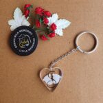 Clear Heart Keychain