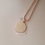 Craters On Breastmilk Pendant - Round